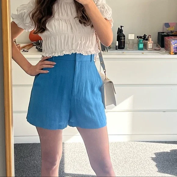 Kookai shorts in blue - Picture 3 of 4